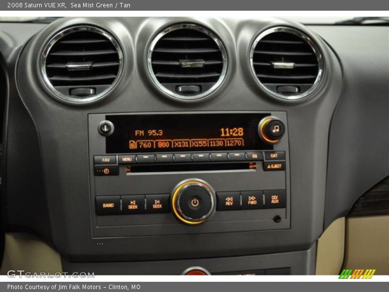 Sea Mist Green / Tan 2008 Saturn VUE XR