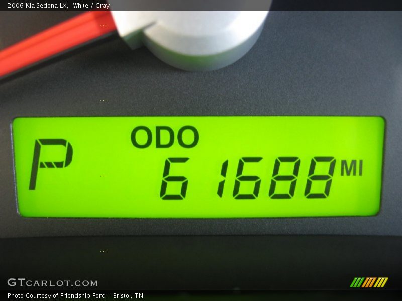 White / Gray 2006 Kia Sedona LX