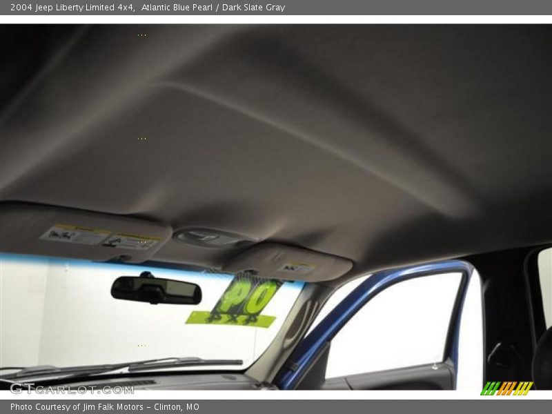 Atlantic Blue Pearl / Dark Slate Gray 2004 Jeep Liberty Limited 4x4