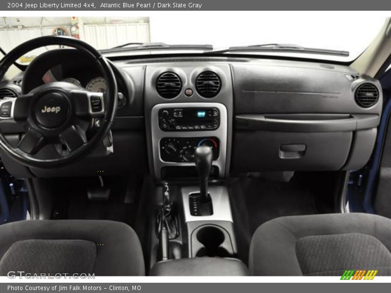 Atlantic Blue Pearl / Dark Slate Gray 2004 Jeep Liberty Limited 4x4