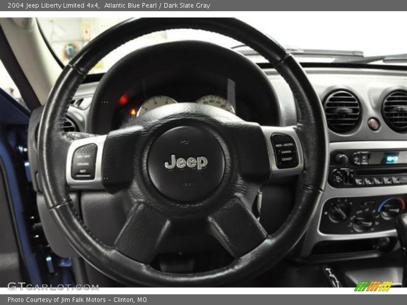 Atlantic Blue Pearl / Dark Slate Gray 2004 Jeep Liberty Limited 4x4