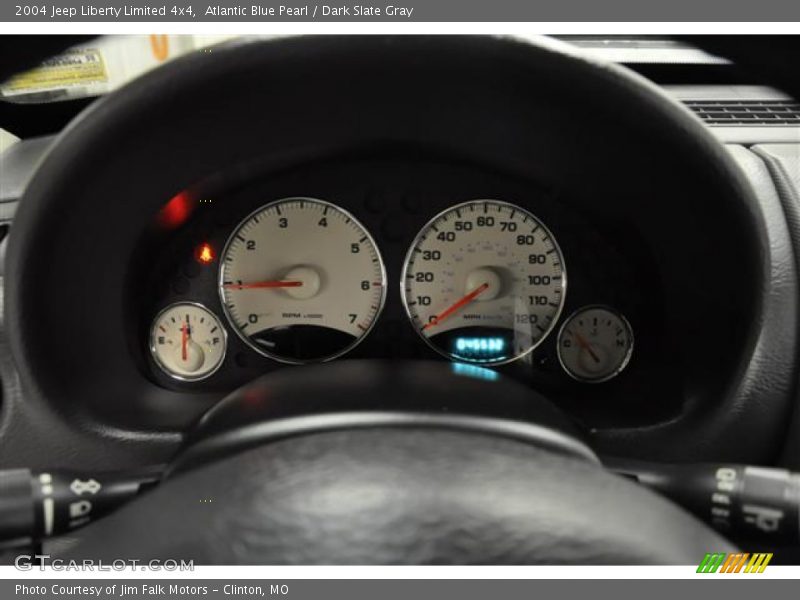 Atlantic Blue Pearl / Dark Slate Gray 2004 Jeep Liberty Limited 4x4