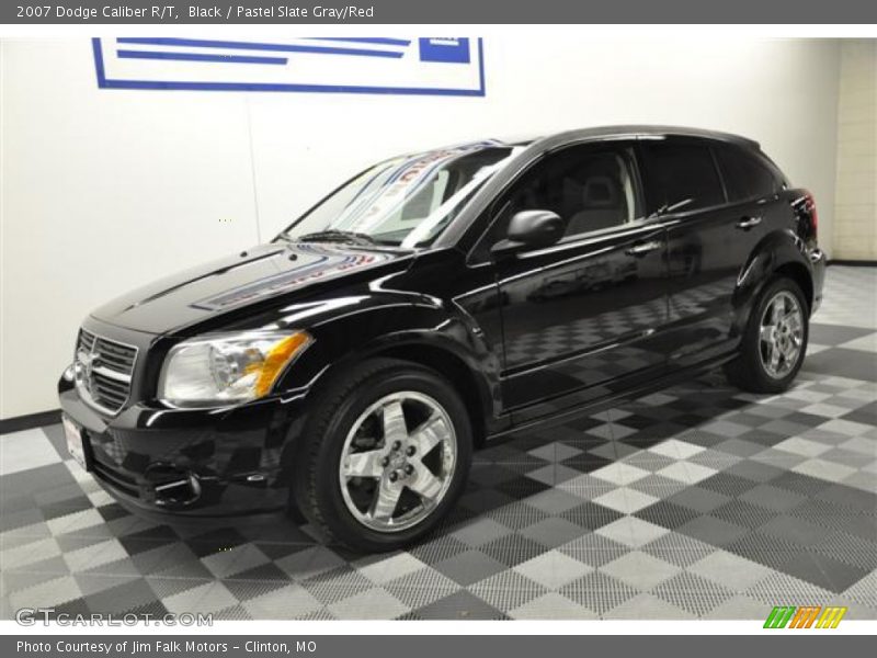 Black / Pastel Slate Gray/Red 2007 Dodge Caliber R/T