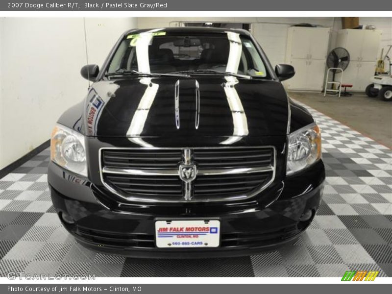 Black / Pastel Slate Gray/Red 2007 Dodge Caliber R/T