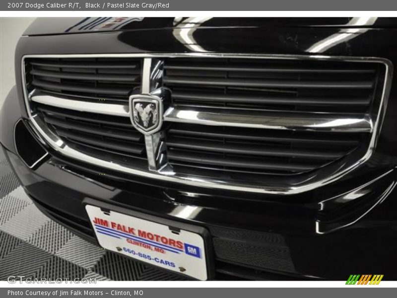 Black / Pastel Slate Gray/Red 2007 Dodge Caliber R/T