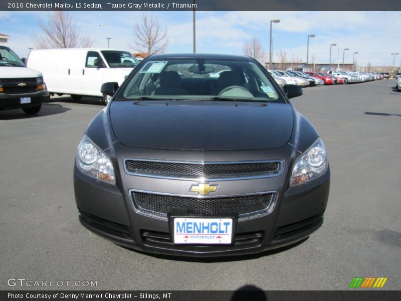 Taupe Gray Metallic / Titanium 2010 Chevrolet Malibu LS Sedan