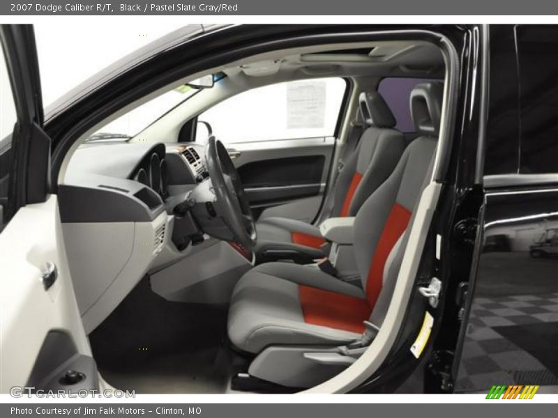 Black / Pastel Slate Gray/Red 2007 Dodge Caliber R/T