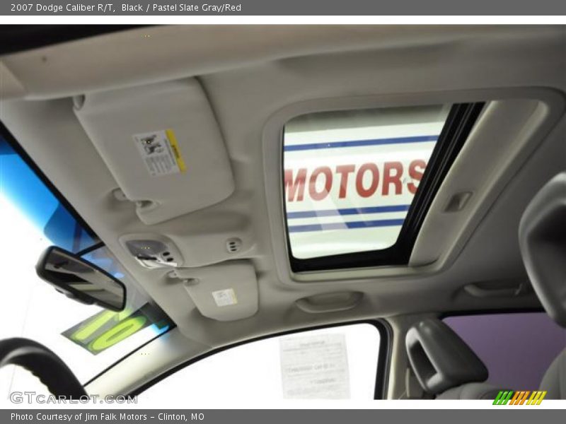 Black / Pastel Slate Gray/Red 2007 Dodge Caliber R/T