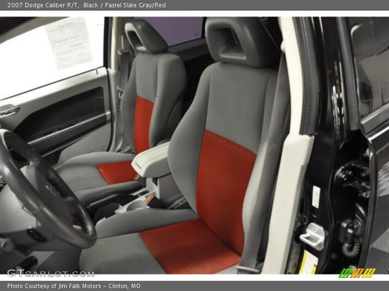 Black / Pastel Slate Gray/Red 2007 Dodge Caliber R/T