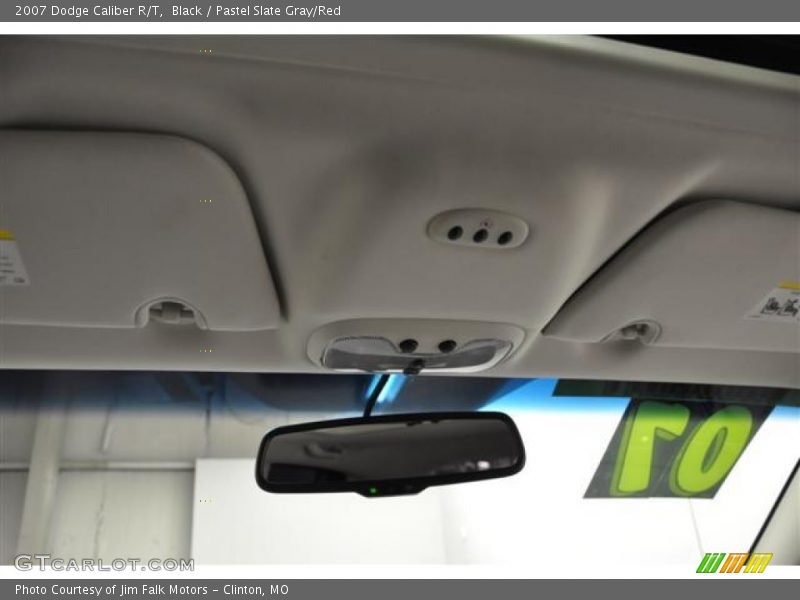 Black / Pastel Slate Gray/Red 2007 Dodge Caliber R/T
