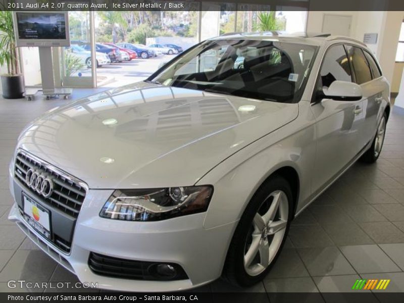 Ice Silver Metallic / Black 2011 Audi A4 2.0T quattro Avant