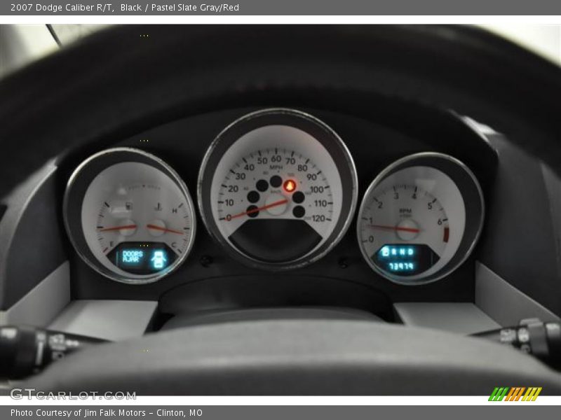 Black / Pastel Slate Gray/Red 2007 Dodge Caliber R/T