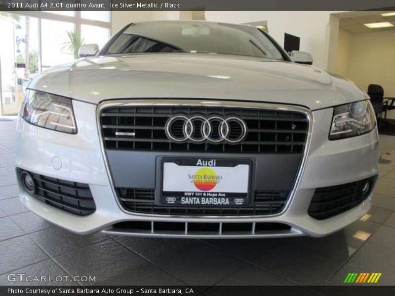 Ice Silver Metallic / Black 2011 Audi A4 2.0T quattro Avant