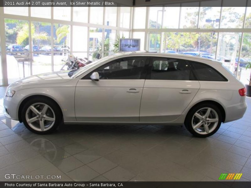 Ice Silver Metallic / Black 2011 Audi A4 2.0T quattro Avant