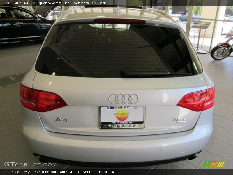 Ice Silver Metallic / Black 2011 Audi A4 2.0T quattro Avant