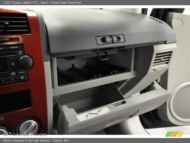 Black / Pastel Slate Gray/Red 2007 Dodge Caliber R/T