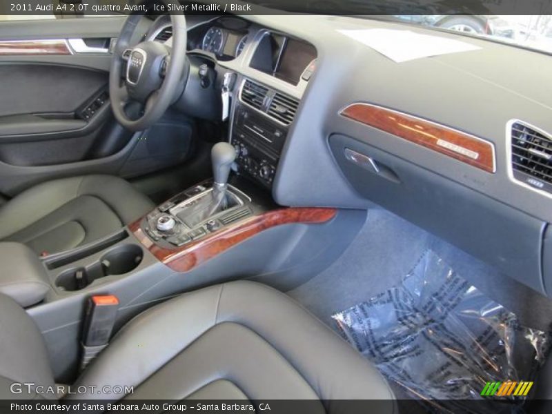 Ice Silver Metallic / Black 2011 Audi A4 2.0T quattro Avant
