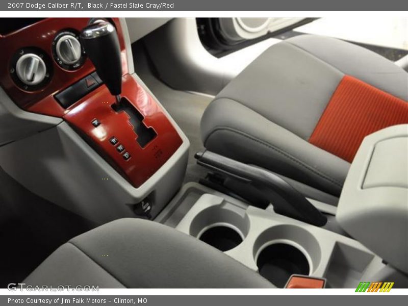 Black / Pastel Slate Gray/Red 2007 Dodge Caliber R/T