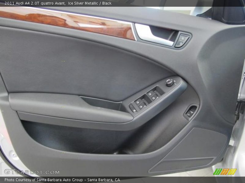 Ice Silver Metallic / Black 2011 Audi A4 2.0T quattro Avant