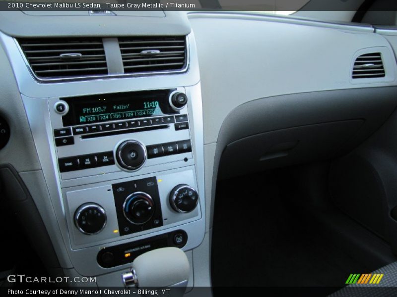 Taupe Gray Metallic / Titanium 2010 Chevrolet Malibu LS Sedan