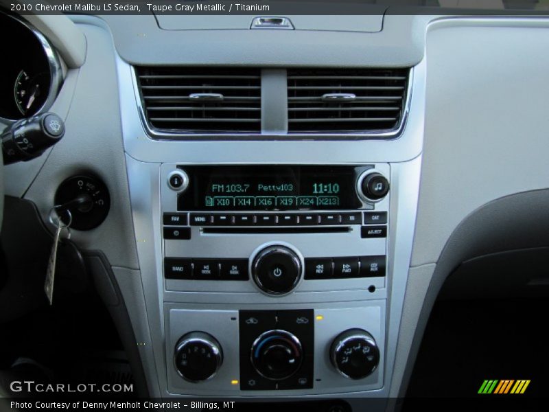 Taupe Gray Metallic / Titanium 2010 Chevrolet Malibu LS Sedan