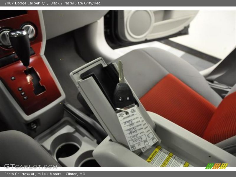 Black / Pastel Slate Gray/Red 2007 Dodge Caliber R/T