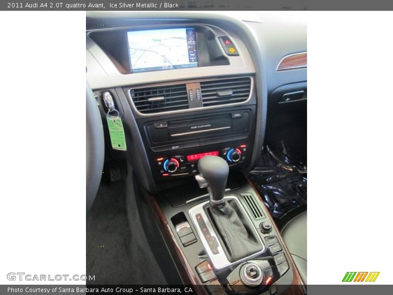 Ice Silver Metallic / Black 2011 Audi A4 2.0T quattro Avant