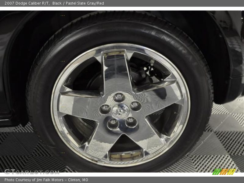 Black / Pastel Slate Gray/Red 2007 Dodge Caliber R/T