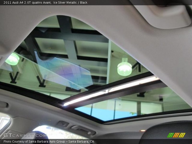 Ice Silver Metallic / Black 2011 Audi A4 2.0T quattro Avant