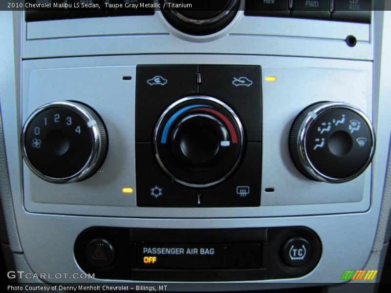 Taupe Gray Metallic / Titanium 2010 Chevrolet Malibu LS Sedan