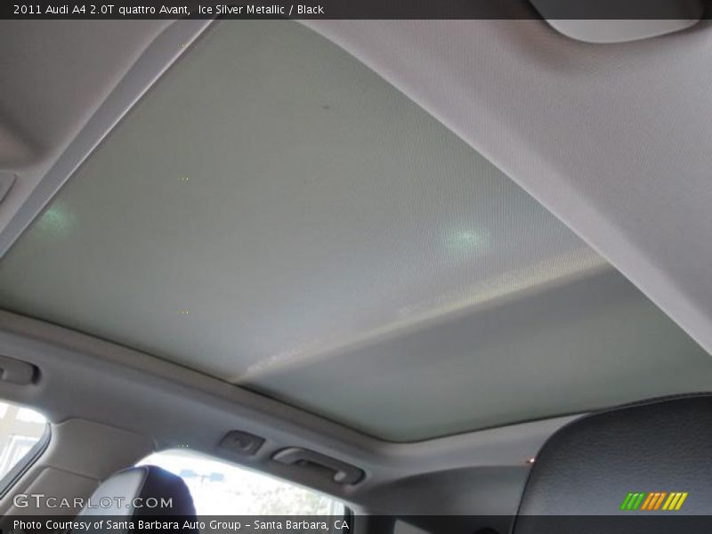Ice Silver Metallic / Black 2011 Audi A4 2.0T quattro Avant