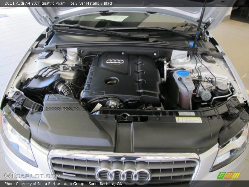 Ice Silver Metallic / Black 2011 Audi A4 2.0T quattro Avant