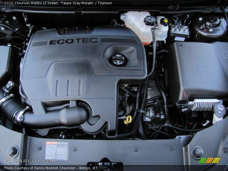 Taupe Gray Metallic / Titanium 2010 Chevrolet Malibu LS Sedan