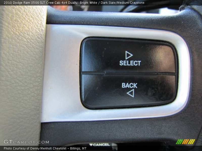 Bright White / Dark Slate/Medium Graystone 2010 Dodge Ram 3500 SLT Crew Cab 4x4 Dually