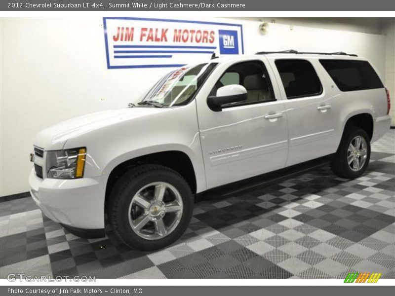 Summit White / Light Cashmere/Dark Cashmere 2012 Chevrolet Suburban LT 4x4