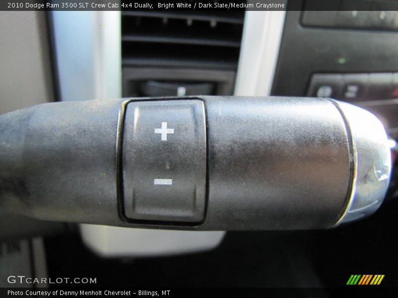 Bright White / Dark Slate/Medium Graystone 2010 Dodge Ram 3500 SLT Crew Cab 4x4 Dually