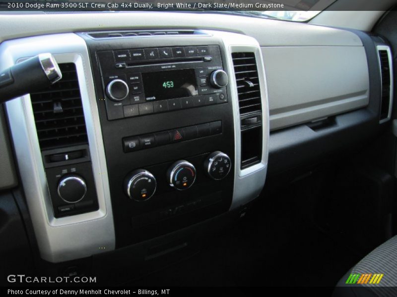 Bright White / Dark Slate/Medium Graystone 2010 Dodge Ram 3500 SLT Crew Cab 4x4 Dually