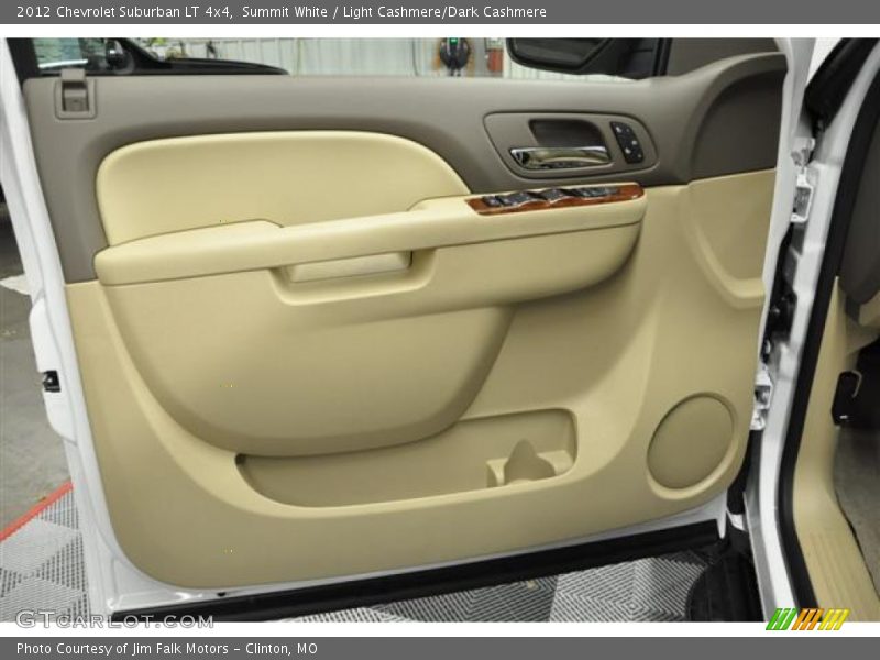 Summit White / Light Cashmere/Dark Cashmere 2012 Chevrolet Suburban LT 4x4