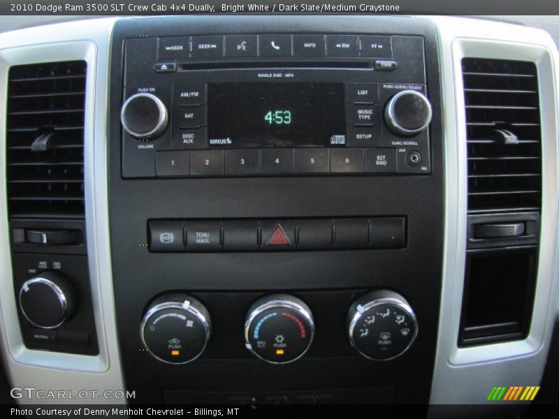 Bright White / Dark Slate/Medium Graystone 2010 Dodge Ram 3500 SLT Crew Cab 4x4 Dually
