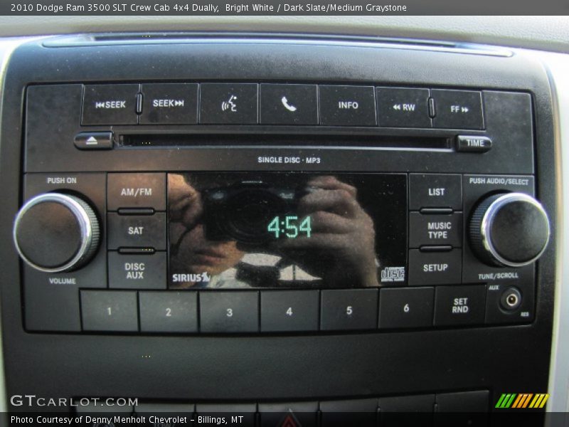 Bright White / Dark Slate/Medium Graystone 2010 Dodge Ram 3500 SLT Crew Cab 4x4 Dually