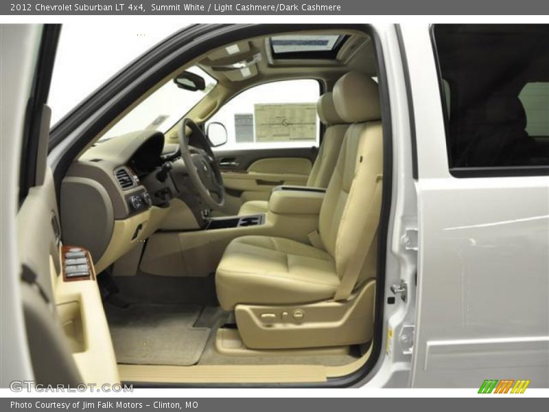 Summit White / Light Cashmere/Dark Cashmere 2012 Chevrolet Suburban LT 4x4