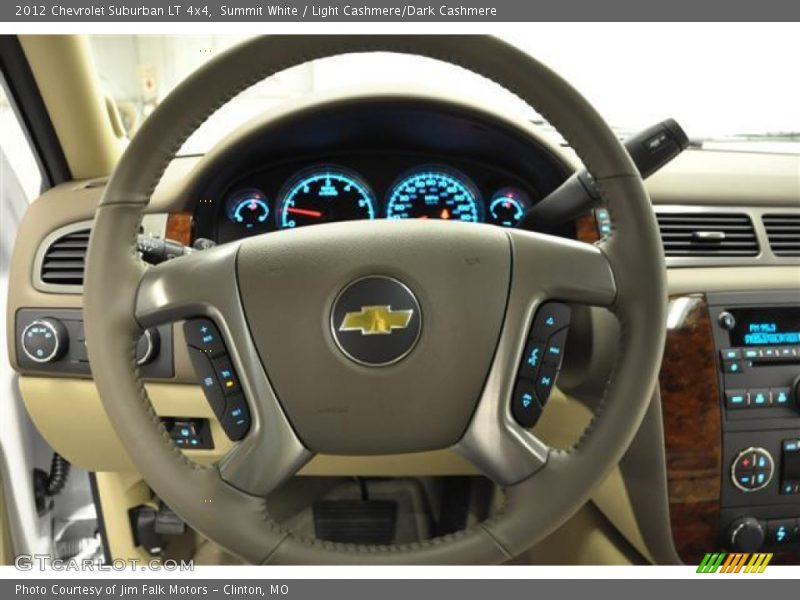 Summit White / Light Cashmere/Dark Cashmere 2012 Chevrolet Suburban LT 4x4