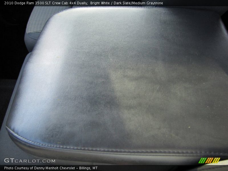 Bright White / Dark Slate/Medium Graystone 2010 Dodge Ram 3500 SLT Crew Cab 4x4 Dually