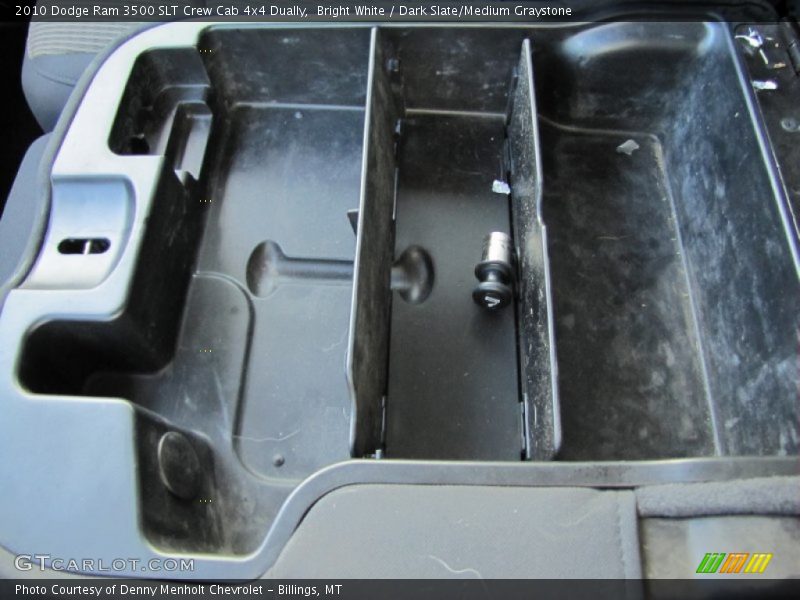 Bright White / Dark Slate/Medium Graystone 2010 Dodge Ram 3500 SLT Crew Cab 4x4 Dually