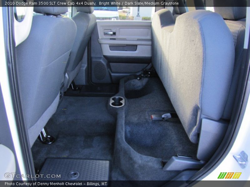 Bright White / Dark Slate/Medium Graystone 2010 Dodge Ram 3500 SLT Crew Cab 4x4 Dually