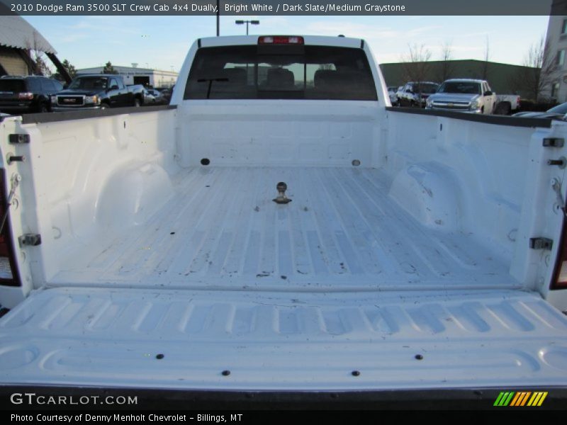 Bright White / Dark Slate/Medium Graystone 2010 Dodge Ram 3500 SLT Crew Cab 4x4 Dually