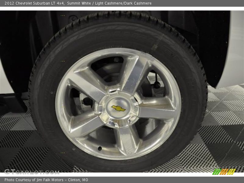 Summit White / Light Cashmere/Dark Cashmere 2012 Chevrolet Suburban LT 4x4