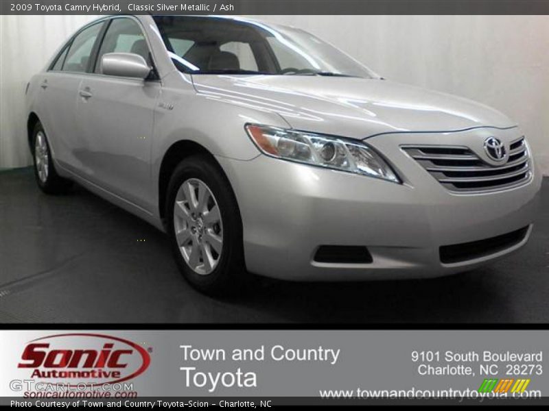 Classic Silver Metallic / Ash 2009 Toyota Camry Hybrid