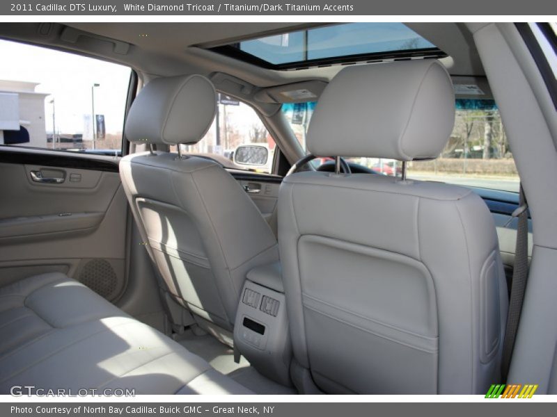 White Diamond Tricoat / Titanium/Dark Titanium Accents 2011 Cadillac DTS Luxury
