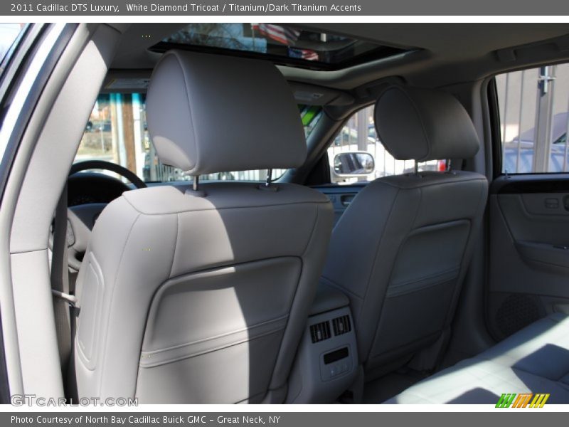 White Diamond Tricoat / Titanium/Dark Titanium Accents 2011 Cadillac DTS Luxury